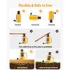 VEVOR 20T 2Inch Hydraulic Cylinder Jack Hollow Single Acting Hydraulic Ram Cylinder 50mm Hydraulic Lifting Cylinders (20T 2Inch Hollow)