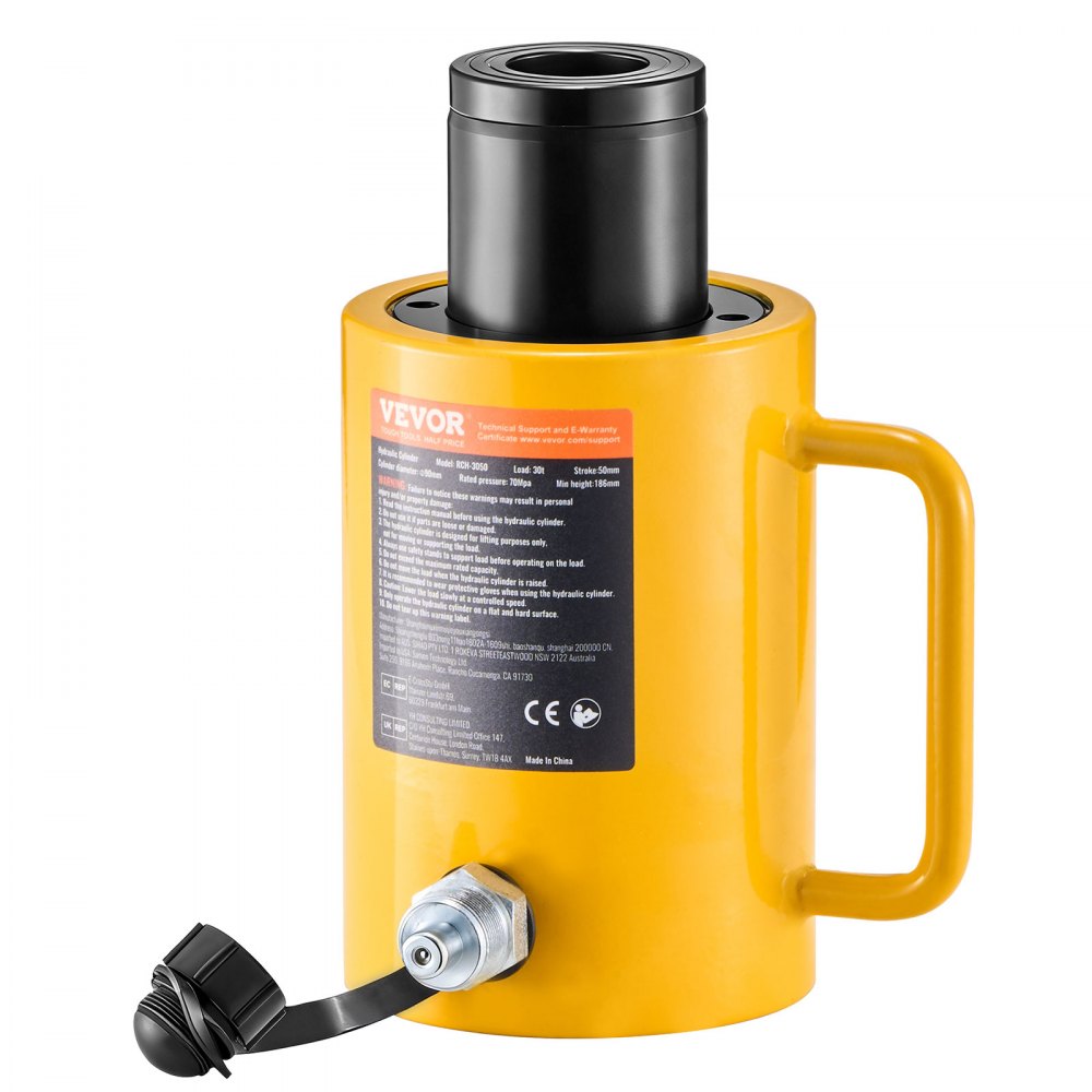 30ton 50mm Hollow Plunger Hydraulic Cylinder Jack