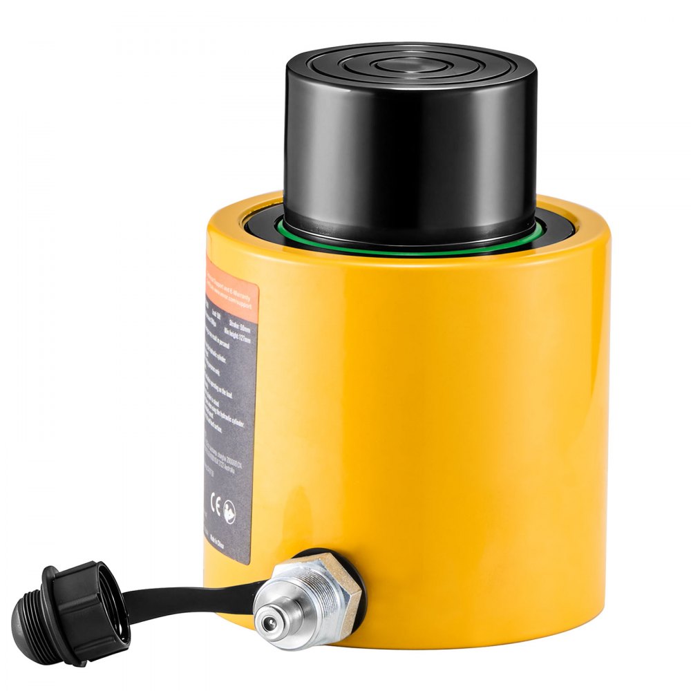 50T 2" Stroke Single Acting Hydraulic Cylinder Jack Ram