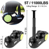 VEVOR Electric Car Jack 5 Ton Car Jack Hydraulic with Electric Impact Wrench, LED Light Hydraulic Auto Repair Tool, 135-360 mm Lifting Range for SUV MPV Sedan Truck Repair