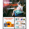 VEVOR Hybrid Heat Press, 15 x 15 inch, 5-in-1 Multifunction, Heat Up Fast and Even, All-New Patented Design, Easy to Control, Sublimation Press Machine for T-shirts/Tumblers/Caps/Plates, Light Green