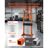 VEVOR 12 Ton Shop Press, H-Frame Garage Floor Bottle Jack Hydraulic Press, 8-Level Adjustable Height, Movable Stamping Plate, Heavy-Duty Steel for Bending, Straightening, Pressing U-Joints & Bearings