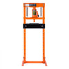 VEVOR 12 Ton Shop Press, H-Frame Garage Floor Bottle Jack Hydraulic Press, 8-Level Adjustable Height, Movable Stamping Plate, Heavy-Duty Steel for Bending, Straightening, Pressing U-Joints & Bearings