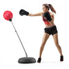 VEVOR Punching Bag, Reflex Boxing Bag for Kids & Adults, Height Adjustable Free Standing Strike Bag Set with Boxing Gloves & Stand, Workout Speed Bag for Home Gym Training, Stress Relief & Fitness