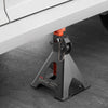 VEVOR Jack Stands, 3 Ton (6,600 lbs) Capacity, 10.8-16.3 in Adjustable Height, Heavy Duty Steel Jack Auto Stands with Double Locking, for Lifting SUV, Pickup, Car, UTV/ATV, 1 Pair, Black and Orange
