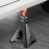 VEVOR Jack Stands, 6 Ton (13,000 lbs) Capacity, 14.6-22.8 in Adjustable Height, Heavy Duty Steel Jack Auto Stands with Double Locking, for Lifting RV, Small Truck, Car, SUV, 1 Pair, Black and Orange