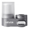 VEVOR Faucet Mount Water Filter, Vertical Water Purifier for Sink Tap, Carbon Fiber Filter, Removes Chlorine Lead with 3 Filters, Fits Most Kitchen or Bathroom Faucets, Gray