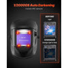 VEVOR Welding Helmet Auto Darkening, 3.94" x 3.15" True Color Welding Hood, Solar-Powered Welder Mask 4 Arc Sensors, Wide Shade 4/5-9/9-13 for TIG MIG Weld Cutting Grinding Application - METIS Series