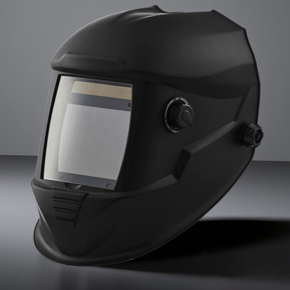 VEVOR Welding Helmet Auto Darkening, 3.94" x 3.15" True Color Welding Hood, Solar-Powered Welder Mask 4 Arc Sensors, Wide Shade 4/5-9/9-13 for TIG MIG Weld Cutting Grinding Application - METIS Series