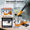 VEVOR Button Maker Machine, 75 mm (3 inch) Badge Punch Press Kit, Children DIY Gifts Pin Maker, Button Making Supplies with 100pcs Button Parts & Circle Cutter & Magic Book