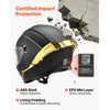 VEVOR Full Face Motorcycle Helmets, Dual-Visor Motorcycle Street Bike Helmet, Lightweight Comfortable Motocross Dirt Bike Helmet for Adults Men and Women - DOT & ECE Approved (L Size)