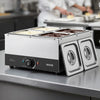 VEVOR Chocolate Melting Machine, 4 Tanks 17.6 Lbs Choc Commercial Melter, 1200W High Power, Water Bath Heating System, Stainless Steel Body, 86℉- 185℉ Temp Range, Chocolate Warmer for Cheese Milk