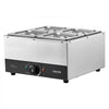 VEVOR Chocolate Melting Machine, 4 Tanks 17.6 Lbs Choc Commercial Melter, 1200W High Power, Water Bath Heating System, Stainless Steel Body, 86℉- 185℉ Temp Range, Chocolate Warmer for Cheese Milk