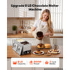 VEVOR Chocolate Melting Machine, 3 Cook Modes, 2 Tanks 9 Lbs Choc Melter, 86℉ - 230℉, 3 Cook Modes, 800W Power, Water Bath Heat System, 1/6 x 2 Pans, Stainless Steel, Cheese Warmer, Commercial & Home