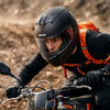 VEVOR Full Face Motorcycle Helmets, Adult Motocross Dirt Bike Helmet with Clear Visor, Lightweight Comfortable Motorcycle Street Bike Helmet for Men and Women - DOT Approved (M Size)