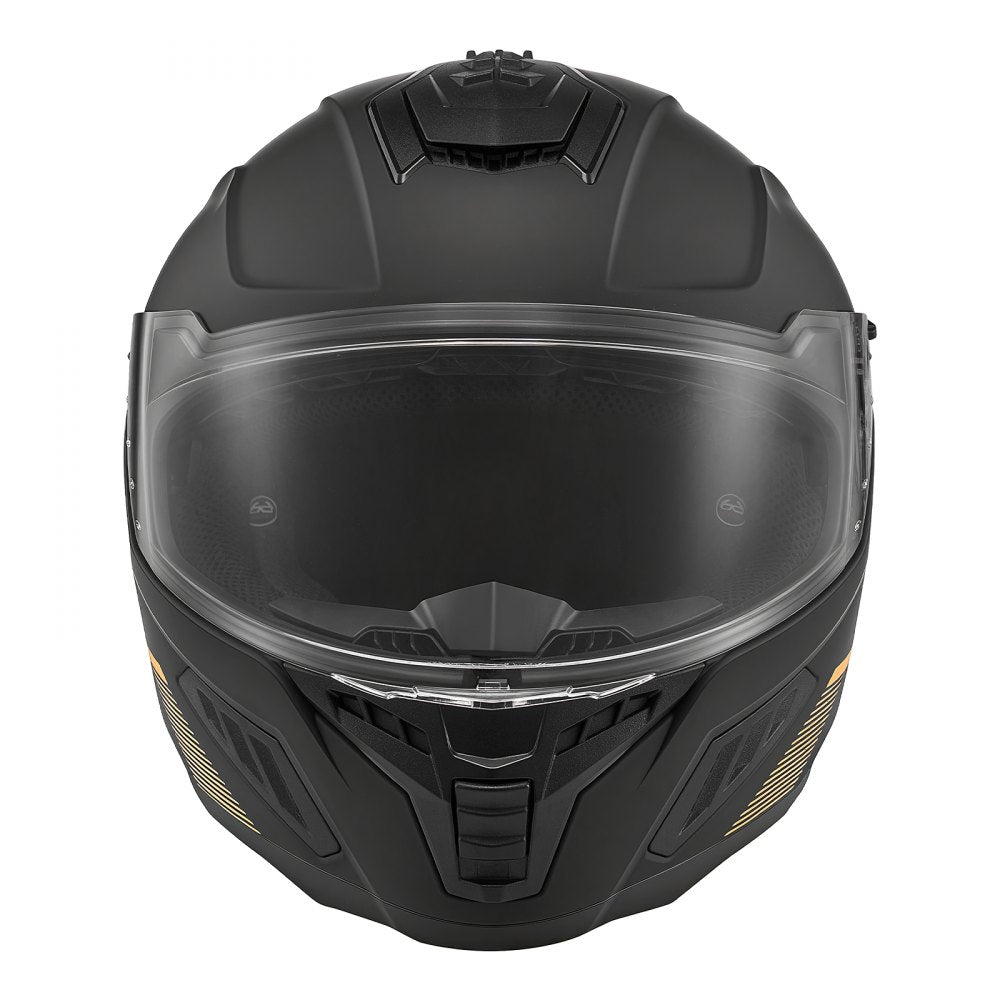 VEVOR Full Face Motorcycle Helmets, Dual-Visor Motorcycle Street Bike Helmet, Lightweight Comfortable Motocross Dirt Bike Helmet for Adults Men and Women - DOT & ECE Approved (XL Size)