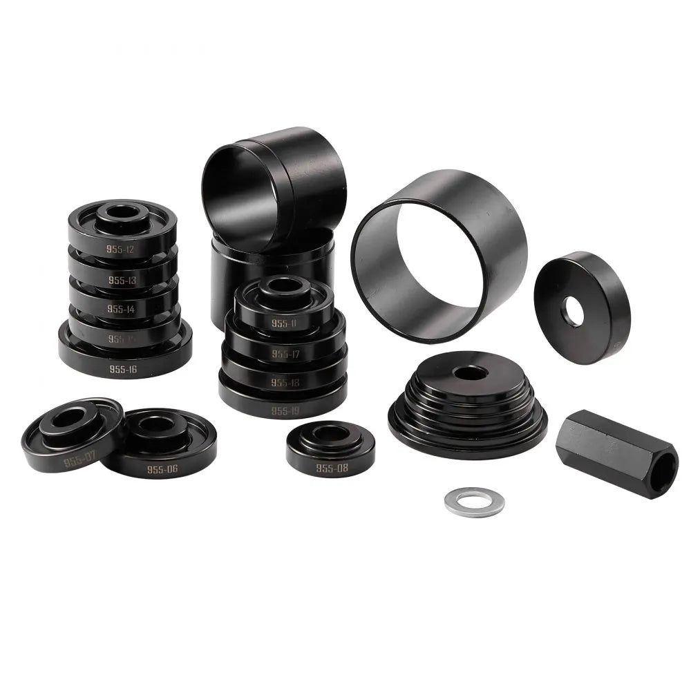VEVOR Wheel Bearing Press Kit, 23 PCS FWD Bearing Puller Tools, for Front Wheel Drive Bearing Removal and Installation, Wheel Bearing Tool with Sliding Screw, Bushings, Sleeve Plates, Storage Case