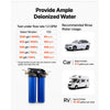 VEVOR Deionized Water System for Car Wash, Spotless Car Wash Water System with 2 x 4L DI Resin, Bypass Valve & TDS Meter, Spot-Free Deionized Water Filter for Cars RVs Motorcycles Windows