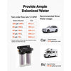 VEVOR Deionized Water System for Car Wash, Spotless Car Wash Water System with 2 x 0.5L Color Changing Resin, Spot-Free Deionized Water Filter for Cars RVs Motorcycles Windows