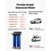 VEVOR Deionized Water System for Car Wash, Spotless Car Wash Water System with 2 x 4L DI Resin, TDS Meter & Bypass Valve, Spot-Free Deionized Water Filter for Cars RVs Motorcycles Windows