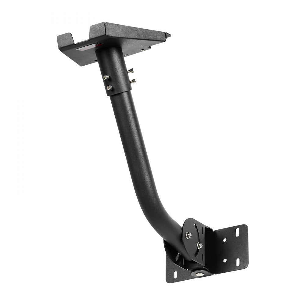 VEVOR Starlink Gen 3 Mount, Adjustable Angle Wall Mounting Standard Gen 3 Pipe Kit, Heavy-Duty Steel Long Starlink Pole Adapter, Compatible with Gen3 and V3, Easy to Assembly, Black