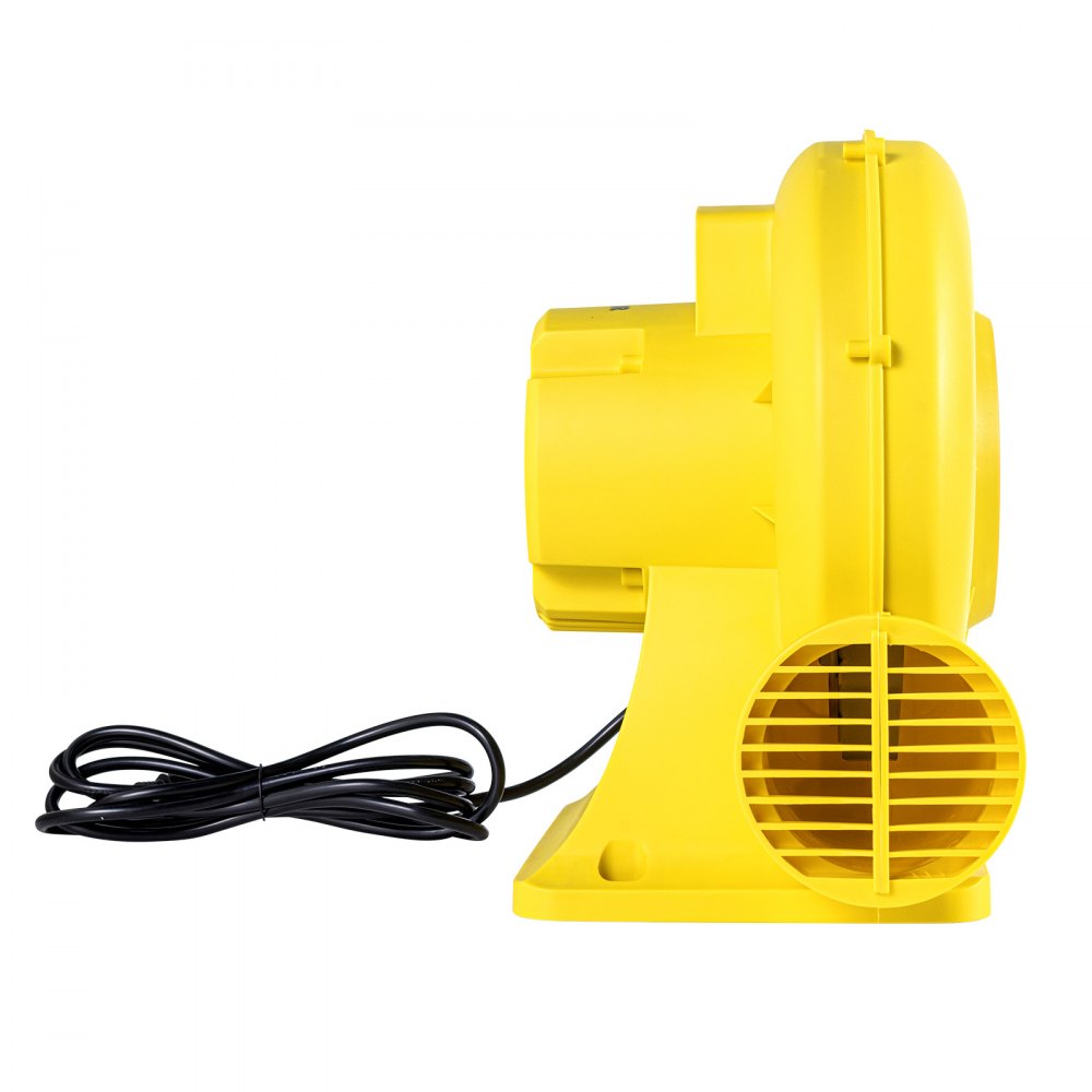 VEVOR Inflatable Blower, 380W&450W, 0.5 & 0.6 HP Bounce House Blower, Pump Commercial Air Blower for Inflatables, Bouncy Castle Electric Air Blower Fan Perfect for Bounce House, Waterslides, Yellow