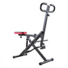VEVOR Squat Machine, Deep Squat Rowing Machine for Home, Easy Setup & Foldable Exercise Equipment, Glute Trainer Machine with 12-Gear Adjustable Resistance, Glutes & Leg Home Workout Machine, Black