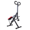 VEVOR Squat Machine, Deep Squat Rowing Machine for Home, Easy Setup & Foldable Exercise Equipment, Glute Trainer Machine with 2 High-Strength Resistance Bands, Glutes & Leg Home Workout Machine, Black