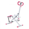 VEVOR Squat Machine, Deep Squat Rowing Machine for Home, Easy Setup & Foldable Exercise Equipment, Glute Trainer Machine with 3 High-Strength Resistance Bands, Glutes & Leg Home Workout Machine, White