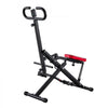 VEVOR Squat Machine, Deep Squat Rowing Machine for Home, Easy Setup & Foldable Exercise Equipment, Glute Trainer Machine with 3 High-Strength Resistance Bands, Glutes & Leg Home Workout Machine, Black