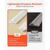 VEVOR Wall Molding 3 Pack, Wainscoting Panels Kit, Lightweight Paintable Polystyrene, Easy to Install Accent Wall Trim for Interior Décor Living Room, Bedroom, Home, White (31x63 + 31x24 in)