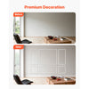 VEVOR Wall Molding 3 Pack, Wainscoting Panels Kit, Lightweight Paintable Polystyrene, Easy to Install Accent Wall Trim for Interior Décor Living Room, Bedroom, Home, White (23x56.3 + 23x23 in)