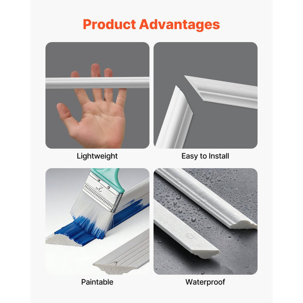 Vevor Wall Molding 3-Pack Wainscoting Panels Kit New – FactoryPure