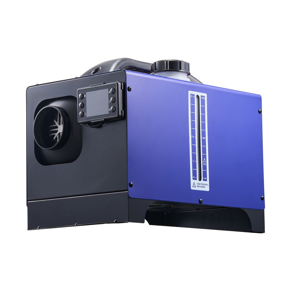 VEVOR Diesel Heater, 8KW, DC 12V/24V, All in One Portable Diesel Air Heater with Remote Control and LCD Display, Fast Heating Low Noise, 1.3 Gal Fuel Tank for Vehicles, RVs, Vans, Tractors and Trucks