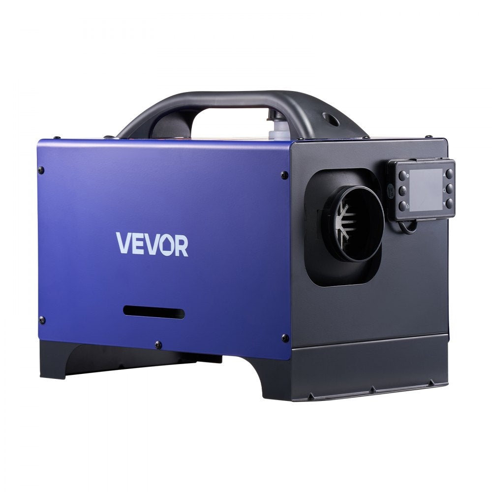 VEVOR Diesel Heater, 8KW, DC 12V/24V, All in One Portable Diesel Air Heater with Remote Control and LCD Display, Fast Heating Low Noise, 1.3 Gal Fuel Tank for Vehicles, RVs, Vans, Tractors and Trucks