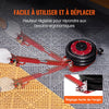VEVOR Air Jack, 3 Ton/6600 lbs Triple Bag Air Jack, Airbag Jack with Six Steel Pipes, Lift up to 17.7", 3-5 s Fast Lifting Pneumatic Jack, with Adjustable Long Handle for Cars, Garages, Repair (Red)