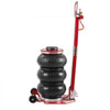 VEVOR Air Jack, 3 Ton/6600 lbs Triple Bag Air Jack, Airbag Jack with Six Steel Pipes, Lift up to 17.7", 3-5 s Fast Lifting Pneumatic Jack, with Adjustable Long Handle for Cars, Garages, Repair (Red)