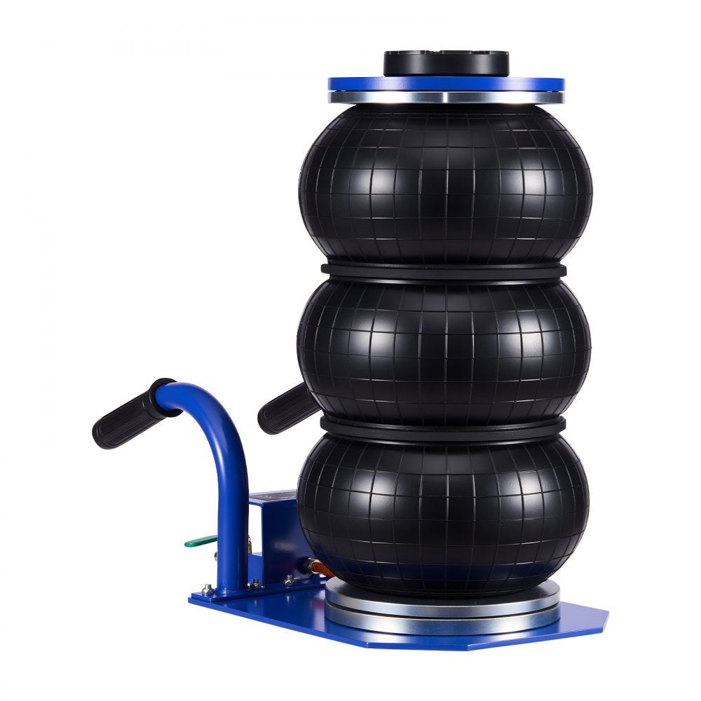 VEVOR Air Jack, 3 Ton/6613 lbs Triple Bag Air Jack, Airbag with Six Steel Pipes, Lift Up to 17.7 inch/450 mm, 1-6 s Fast Lifting Pneumatic with Short Handles for Car, SUV, Pickup Truck Repair, Garage