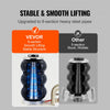 VEVOR Air Jack, 3 Ton/6600 lbs Triple Bag Air Jack, Airbag Jack with Six Steel Pipes, Lift up to 17.7 inch/450 mm, 3-5 s Fast Lifting Pneumatic Jack, with Short Handles for Car Repair
