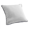 VEVOR 18 x 18 in Throw Pillow Inserts, Set of 2, Firm and Fluffy Decorative Down Alternative Pillows with Polyester Fiber, Square White Cushion with Zipper, for Indoor Bed Couch Sofa and Living Room