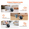 VEVOR Digital Kitchen Timer, Magnetic Countdown Countup Timer with 3-inch Large LED Display, 3 Volume Levels & 2 Lighting Modes, Digital Visual Timer Ideal for Cooking Classroom Studying Fitness