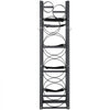 VEVOR Refrigerant Tank Rack, with 3 x 30lbs and Other 3 Small Bottle Tanks, Cylinder Tank Rack 12.79x12.99x47.12 in, Refrigerant Cylinder Rack and Holders for Freon, Gases, Oxygen, Nitrogen