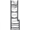 VEVOR Refrigerant Tank Rack, with 1 x 50lb, 2 x 30lb and Other 3 Small Bottle Tanks, Cylinder Tank Rack 15.55x12.99x49.8 in, Refrigerant Cylinder Rack and Holders for Freon, Gases, Oxygen, Nitrogen