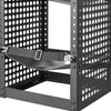 VEVOR Refrigerant Tank Rack, 14.8 x 13 x 52 inches, 4 Tiers for 4 Cylinder, with Top Storage Shelf, Black Powder-Coated Carbon Steel, Cylinder Tank Rack for Cargo Van, Storing Oxygen, and Nitrogen