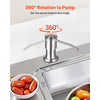 VEVOR Soap Dispenser for Kitchen Sink, Stainless Steel Built in Sink Soap Dispenser with 47" Extension Tube Kit, Countertop Dish Soap-Dispenser with 360° Rotation Pump Head, for Kitchen Bathroom