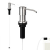VEVOR Soap Dispenser for Kitchen Sink, Stainless Steel Built in Sink Soap Dispenser with 47" Extension Tube Kit, Countertop Dish Soap-Dispenser with 360° Rotation Pump Head, for Kitchen Bathroom