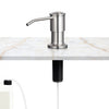 VEVOR Soap Dispenser for Kitchen Sink, Stainless Steel Built in Sink Soap Dispenser with 47" Extension Tube Kit, Countertop Dish Soap-Dispenser with 360° Rotation Pump Head, for Kitchen Bathroom