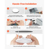 VEVOR 12 Pack 4 Inch LED Recessed Ceiling Light, 5CCT, Ultra-Thin Canless Wafer Downlight with Junction Box, 2700K/3000K/3500K/4000K/5000K Selectable, 800 LM High Brightness 9W 120V, for Home Lighting