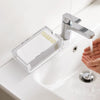 VEVOR Acrylic Napkin Holder, 9.1 x 5.5 x 2.6 inch, Clear Bathroom Guest Towel Storage Tray with U-Shaped Opening, Disposable Paper Towel Holder for Bathroom Kitchen Parties Weddings & Various Events