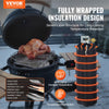 VEVOR Insulated Band Style Gas Cylinder Warmer, Fits 100 lbs Gas Tanks 280W Propane Heater, Fixed Internal Thermostat Max Temp 90 ℉, Durable Waterproof Oxford Fabric, FCC Listed